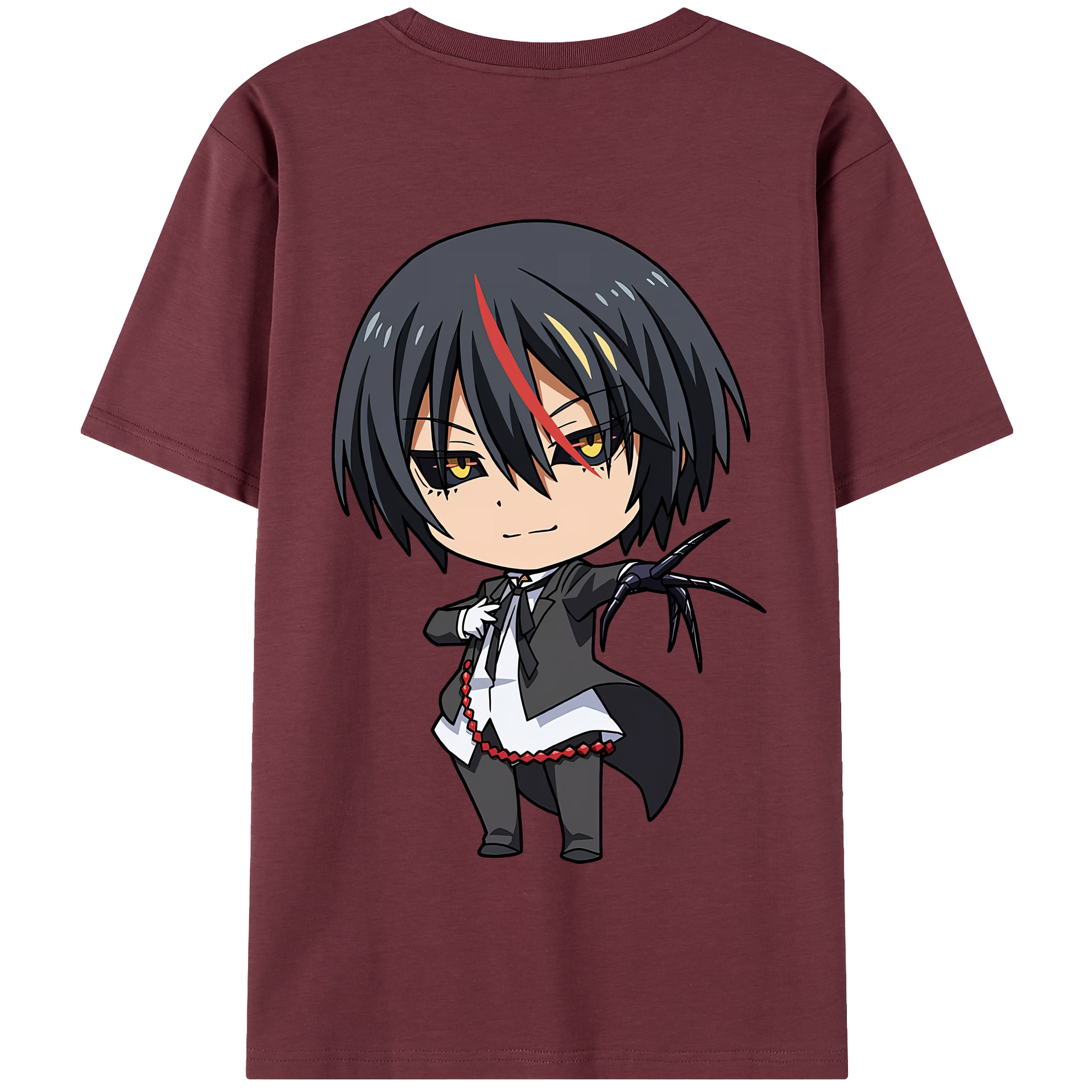 （画像用） 転スラ Regarding Reincarnated to Slime 綿100％半袖Tシャツ（背面プリント）
